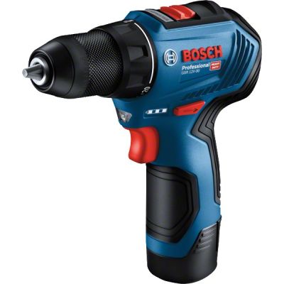 BOSCH SCHRAUBENDREHER GSR 12V-30 2x2,0Ah 30/17Nm BL-GEHÄUSE