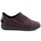 2. Damen-Lederschuhe mit Keilabsatz, bordeauxrot M.Daszyński SFY2647-5