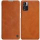 Nillkin Qin Case Hülle für Xiaomi Redmi Note 11 Pro+ (China) / Redmi Note 11 Pro (China) / Mi11i HyperCharge Kameraschutz Holster Cover Flip Case Braun