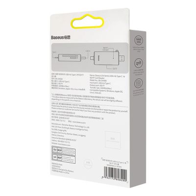 8. Baseus Lite Series USB-A/USB-C 3.0 SD/TF Kartenleser - Grau