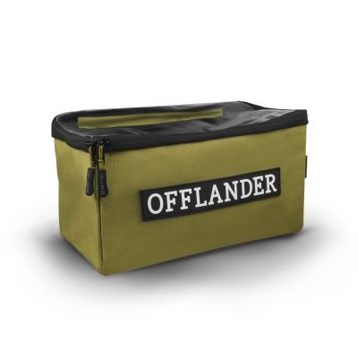 3. OFFLANDER Geschlossener Koffer mit transparentem Deckel, PVC, 8 l