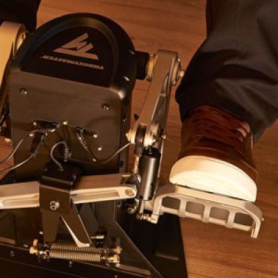 11. Thrustmaster TPR Rudder Schwarz, Silber USB Flugsimulation Analog PC