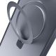 6. 3mk Smoke Case Mag&Stand für Apple iPhone 16E - Schwarz