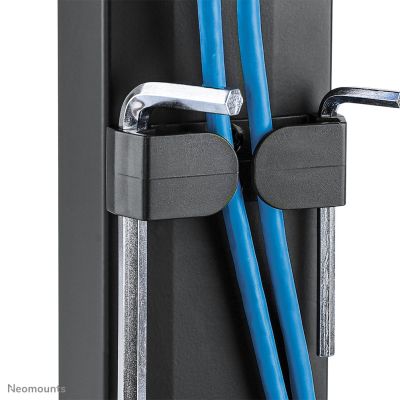 6. Neomounts FPMA-D865DBLACK Monitorhalterung/Ständer 68,6 cm (27") Schreibtisch Schwarz