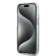 5. DKNY IML Checkered Mono Pattern Hülle für iPhone 15 / 14 / 13 – Schwarz