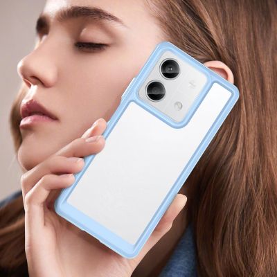7. Outer Space Case mit Gelrahmen für Xiaomi Redmi Note 13 5G – blau