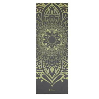 10. Gaiam Cool Matcha Sundial Layers 5mm 65735 Yogamatte