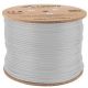 5. LANBERG UFTP-KABEL CAT 6A 305M CU LSZH DRAHT GRAU CPR+FLUKE BESTANDEN