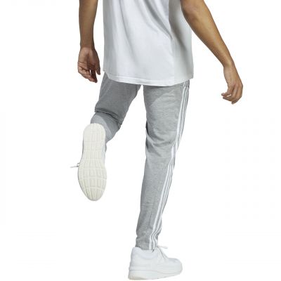 2. adidas Essentials Single Jersey Tapered Open Hem 3-Streifen M IC0046 Hose