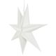 3. PAPIERSTERN-DEKORATION 30 CM 7-ZACKIG WEISS SASKA GIFT & DECOR