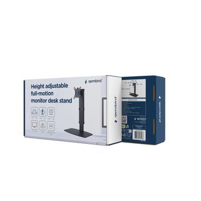 12. GEMBIRD Höhenverstellbarer Monitorständer 17"-32", bis zu 8 kg
