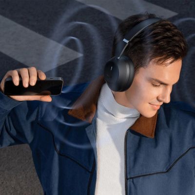 9. Baseus Bass 30 Max On-Ear-Bluetooth 5.3-Funkkopfhörer – Schwarz