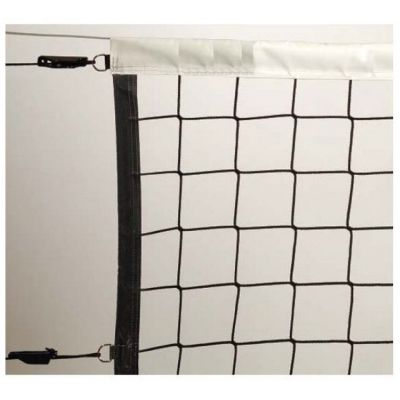 Netex Volleyballnetz mit Antennen 9,5 mx 1 m schwarz SI0007