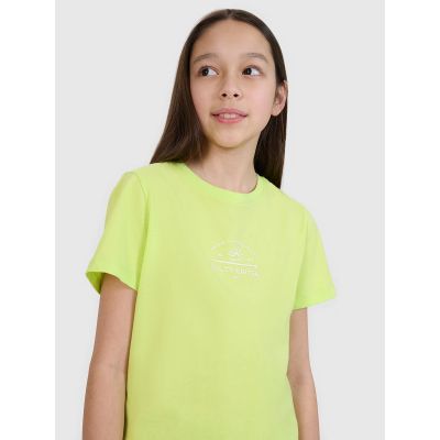 2. Mädchen-T-Shirt mit normalem Aufdruck 4F 4FJWSS25TTSHF1871-45S