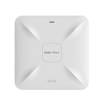 REYEE Access Point AX1800, 2 Ports, 1 Gbit/s | Wi-Fi 6 – 802.11ax – 1775 Mbit/s | PoE-Stromversorgung | Deckenmontage