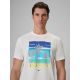 3. Herren-T-Shirt mit Aufdruck, regulär, Größe 4F 4FRSS26TTSHM4291-11S
