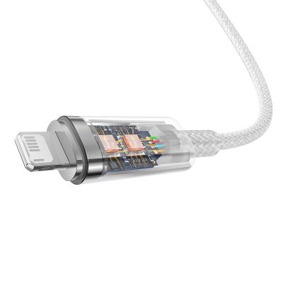 7. Baseus Explorer Series Kabel USB - Lightning 2,4A 2 m weiß (CATS010102)