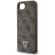 6. Guess 4G Ring Triangle Logo MagSafe iPhone 16e Hülle - Braun