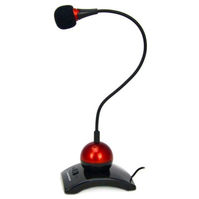 Esperanza Chat Desktop-Mikrofon EH130 (rot)
