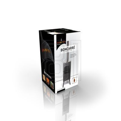 6. BonFeu BonCarré Gartenkamin Schwarz 3503