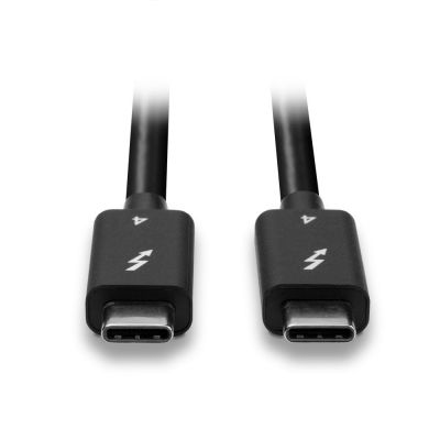 4. Lindy 31120 Thunderbolt-Kabel 1 m 40 Gbit/s Schwarz