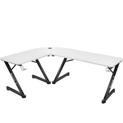 3. Huzaro Hero 7.0 Weißer Gaming-Schreibtisch