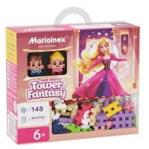 MARIOINEX Mini-Waffel-Prinzessinnenturm der Fantasie, 148 Teile