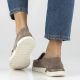 6. Beigefarbene Plateau-Loafer aus Leder für Damen, Modell Filippo DP7528