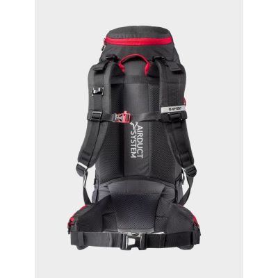 12. HI-TEC STONE 50 SCHWARZ/ROT Wanderrucksack