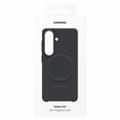 6. Samsung Slim Magnet Case für Samsung Galaxy S26, kompatibel mit MagSafe – Schwarz