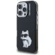 2. Karl Lagerfeld IML Aquarelle Choupette & Logo Hülle für iPhone 16 Pro Max - Schwarz