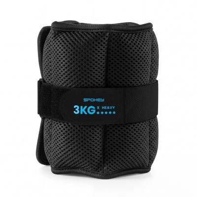 3. Set aus 2 Hand- oder Fußgelenkgewichten Spokey ACTIVE FORM 3 kg