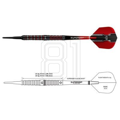 2. Harrows Wolfram Infinity Darts 97% Softip HS-TNK-000013388