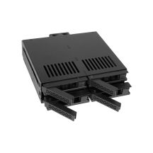 Icy Dock MB324SP-B, 0 TB, Serial ATA, Serial ATA II, Serial ATA III, Serial Attached SCSI (SAS), 440 g, Desktop