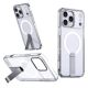 3. Hybrid Armor X Hülle für iPhone 17 Pro Max mit Ständer, kompatibel mit MagSafe - Transparent