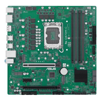 10. ASUS PRO Q870M-C-CSM Intel Q870 LGA 1851 (Sockel V1) Micro-ATX
