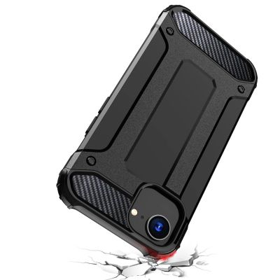 8. Hybrid Armor Hülle für iPhone 16e / 17e - Schwarz