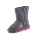 3. BearPaw Emma Kleinkind Zipper Jr 608TZ-903 Charcoal Pomberry Winterstiefel