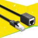 3. Ugreen NW112 11283 Netzwerk-Ethernet-Kabel RJ45 (weiblich) – RJ45 (männlich) F/UTP Cat. 6 1 Gbit/s 5 m – schwarz
