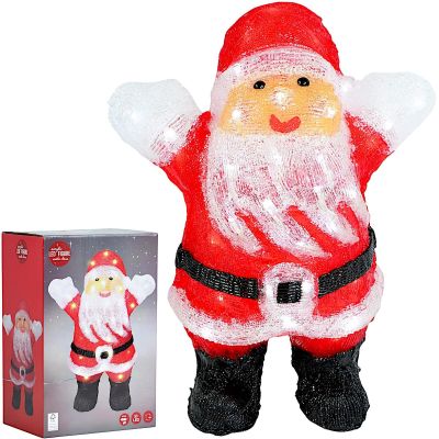 Dekorative Weihnachtsmannfigur, 50 LEDs, Höhe: 40 cm, Acryl