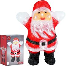 Dekorative Weihnachtsmannfigur, 50 LEDs, Höhe: 40 cm, Acryl
