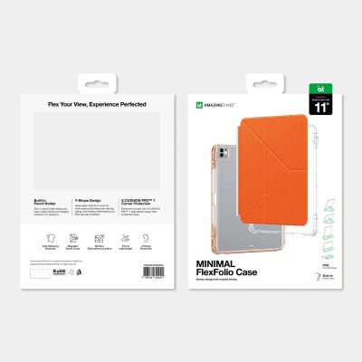 7. AmazingThing Minimalistische Hülle für iPad Pro M5 11" - Orange