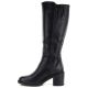 8. Sergio Leone KZ-14 schwarze gefütterte Stiefel mit hohem Absatz