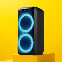 Niceboy PARTY Boss 2 (200W) Tragbarer Mono-Lautsprecher Schwarz