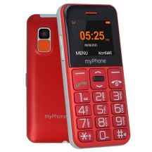 myPhone Halo Easy 4,32 cm (1,7") 70 g Grau, Rot Einsteiger-Smartphone