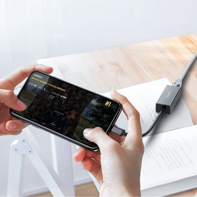 5. Orico XC-R45-V1 USB-C auf RJ45 Gigabit-Ethernet-Netzwerkadapter (1 Gbit/s) – Schwarz