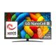2. LG NanoCell 55NANO81A3A 55'' 4K Ultra HD WebOS Dolby Digital DVB-T2 Schwarzer Fernseher