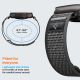 6. Spigen Athlex Air 2 Armband für Apple Watch 44/45/46/49 mm – Schwarz und Grau
