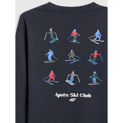 6. Langarmshirt mit Aufdruck für Jungen, Größe 4F 4FJRAW25TLONM587-31S