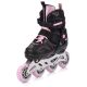11. Meteor M 34-37 Urbo Rollschuhe Schwarz/Pink